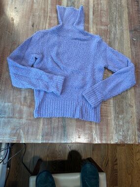 VTG Ralph Lauren Lilac Wool/Cashmere Turtleneck Sweater